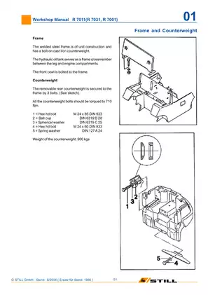 Still R70-15, R70-16 series forklift workshop manual Preview image 2