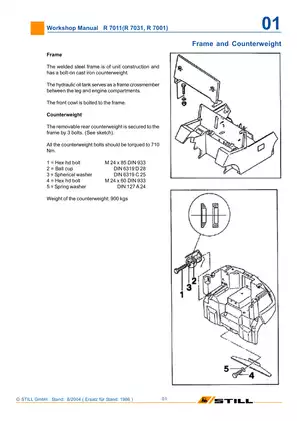 STILL R7011/R7031 Workshop Manual - Comprehensive Guide for Maintenance and Repairs Preview image 2
