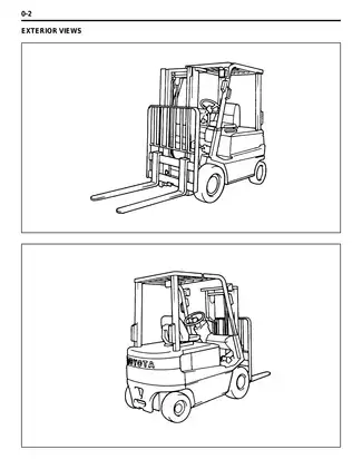 Toyota Forklift Service Manual 5FB10-30 Series (1994 Update) Preview image 3