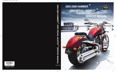 Preview: 2005–2006 Victory Hammer and Vegas Jackpot Service Manual (P/N 9920340, OEM)