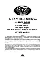 2005–2006 Victory Hammer and Vegas Jackpot Service Manual (P/N 9920340, OEM) – preview page 2