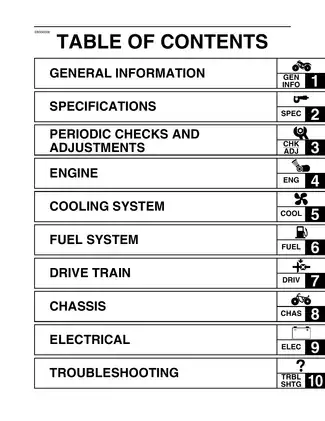 2004-2007 Yamaha Rhino 660 UTV instruction repair manual Preview image 5