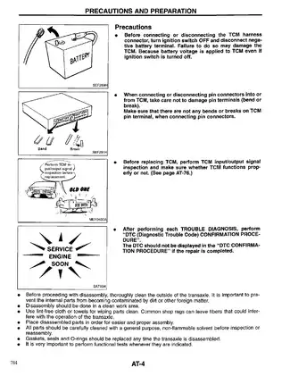 Nissan 1999 Nissan Maxima service manual manual preview page 5 - thumbnail