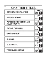 1997–2001 Yamaha DragStar 650 / XVS650 Supplementary Service Manual (P/N 4VR-AE2) – preview page 2