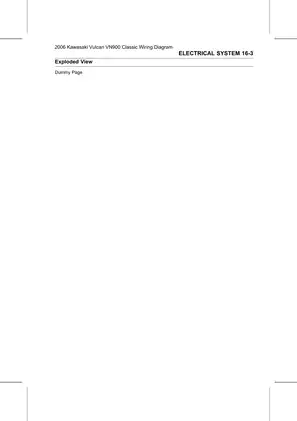 2006 Kawasaki Vulcan VN900 Classic Wiring Diagram - Comprehensive Electrical Manual Preview image 3