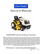 Cub Cadet 1000/1500 Series Riding Tractor 2001–2006 Service & Repair Manual (PN 769-02100) – preview page 1