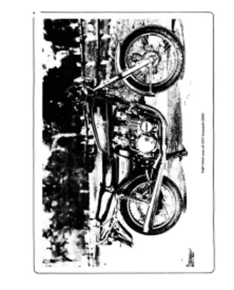 1976-1980 Kawasaki Z650 / KZ650 Four service manual Preview image 5