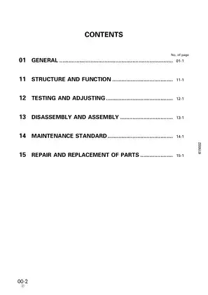 Komatsu 6D125-2, S6D125-2, SA6D125-2, SAA6D125-2 diesel engine shop manual Preview image 2