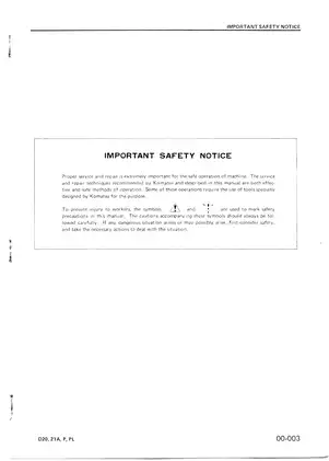Komatsu D20, D21A,P,PL bulldozer shop manual Preview image 2