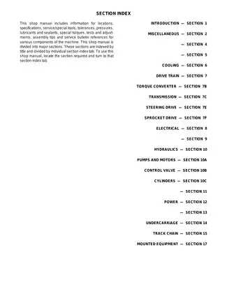 Komatsu D32E-1, D32P-1, D38E-1, D38P-1, D39E-1, D39P-1 crawler tractor shop manual Preview image 5