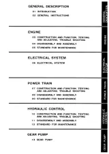Komatsu D40A-1, D40P-1, D45A-1, D45P-1, D45S-1 Bulldozer 1978 OEM Shop Manual – preview page 3