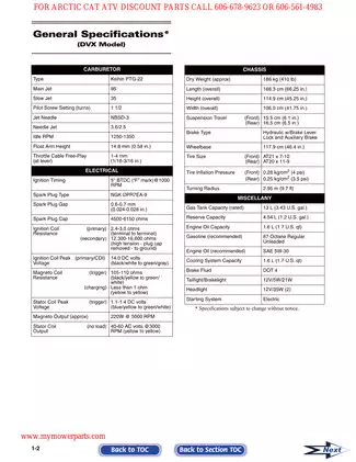 2006 Arctic Cat DVX 250, Utility 250 repair manual Preview image 4