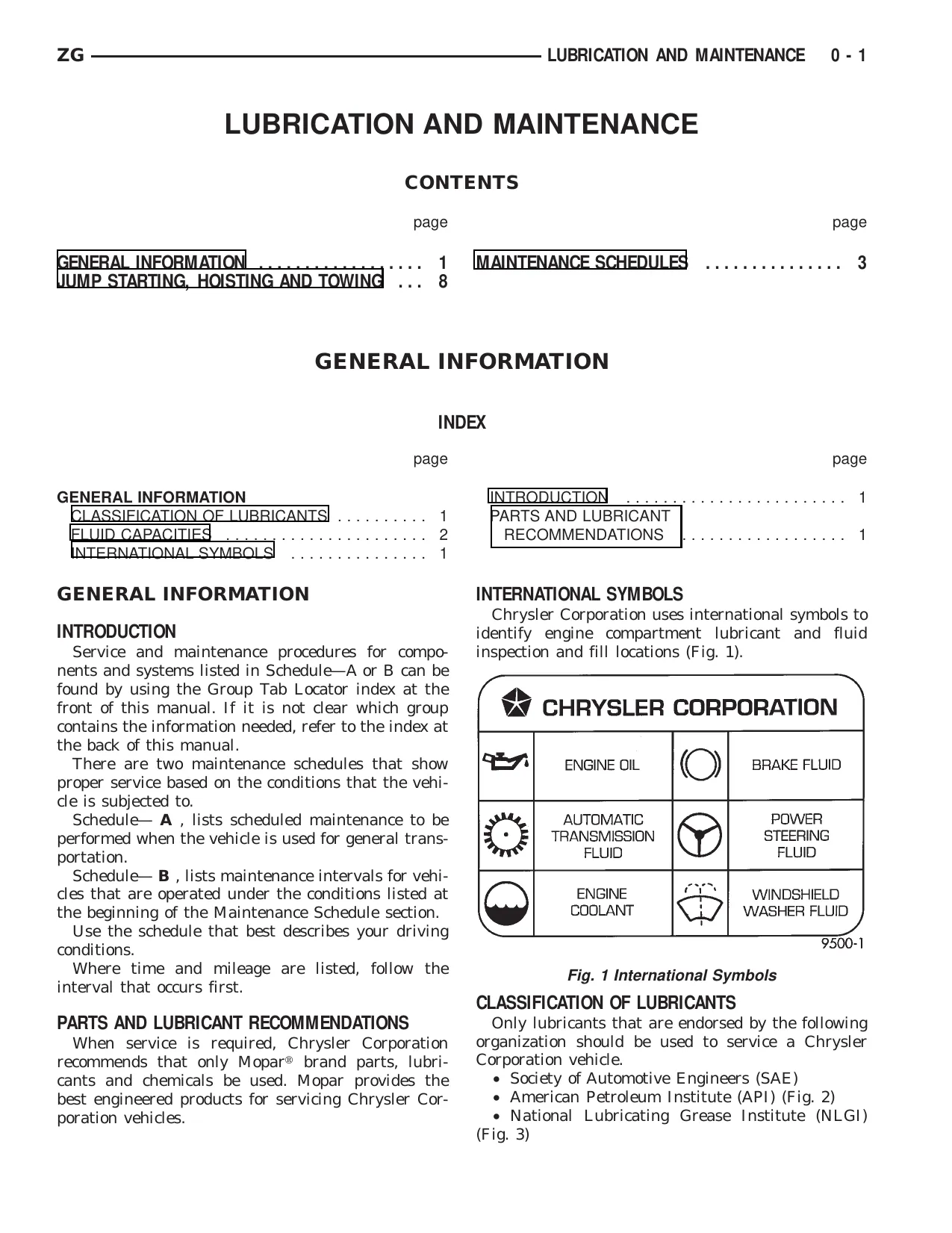 1997 Jeep Grand Cherokee, Cherokee ZG service manual