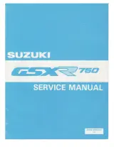 1988–1991 Suzuki GSX-R750 Service Manual (P/N 99500-37055-01E) – preview page 1