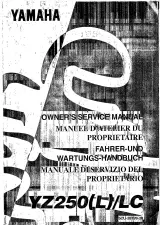 1999 Yamaha YZ250(L)/LC Factory Service Manual (P/N 5CU-28199-30) – preview page 1
