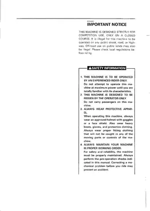 Yamaha YZ Series Maintenance Manual - Comprehensive Guide for Optimal Performance Preview image 3