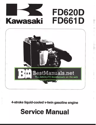 Kawasaki FD620D, FD661D engine service manual
