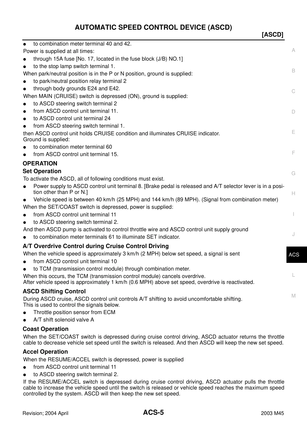 2003 Infiniti M45 repair manual Preview image 5