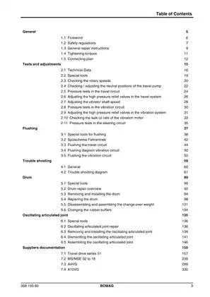 BOMAG BW 211 D-3 Full Repair Manual - Comprehensive Service Guide for Vibratory Rollers Preview image 3
