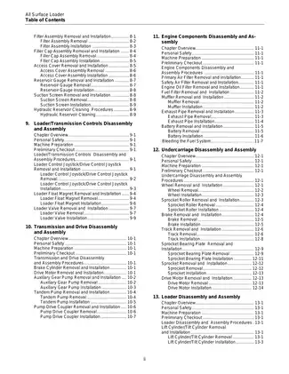 Comprehensive Service Manual for Caterpillar All Surface Loader RC-30 Preview image 3