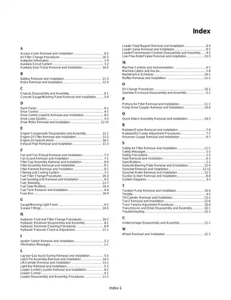 Comprehensive Service Manual for Caterpillar All Surface Loader RC-30 Preview image 5
