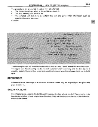 Toyota 1FZ-F, 1FZ-FE engine (Land Cruiser) repair manual Preview image 3
