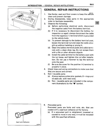 Toyota 1FZ-F, 1FZ-FE engine (Land Cruiser) repair manual Preview image 5