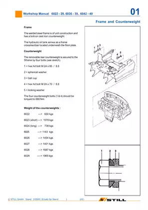 Still R60-20, R60-22, R60-25, R60-30, R60-35, R60-40, R60-45, R60-50 electric fork truck workshop manual Preview image 3