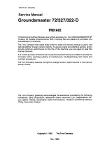 Toro Groundsmaster 72/327/322-D Service Manual 1973 (P/N 83400SL) – preview page 1