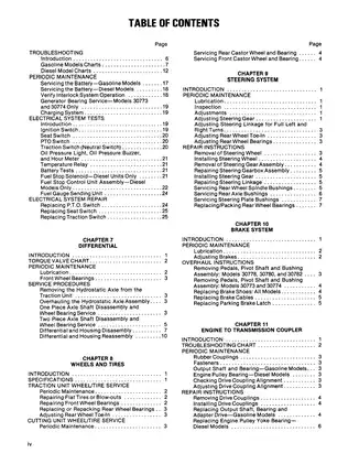 Toro Groundsmaster 72/327/322-D mower manual Preview image 4