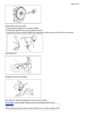 2004 Kia Sorento G 3.5 DOHC Repair Manual - Comprehensive Service Guide Preview image 4