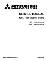 Mitsubishi 4G63, 4G64 Gasoline Engine Factory Service & Repair Manual (P/N 99729-74120, 99729-75100) – preview page 1