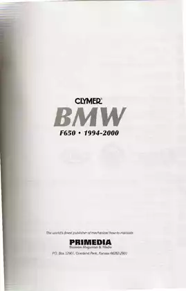1994-2000 BMW F650 service repair manual Preview image 2