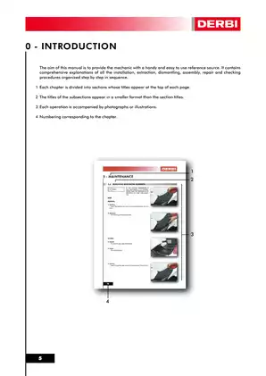 Comprehensive Workshop Manual for DERBI GPR 125 (2009) Preview image 5