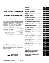 1997–1999 Mitsubishi Pajero Sport A/C & SRS Service Manual (P/N 96J30097) – preview page 1