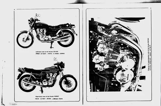 Honda CB750 & CB900 DOHC Fours Workshop Manual (1978-1984) Preview image 4