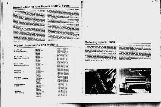Honda CB750 & CB900 DOHC Fours Workshop Manual (1978-1984) Preview image 5