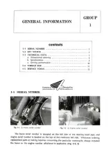 1969–1978 Honda CB750, CB750F Factory Shop Manual (P/N 6230010) – preview page 3