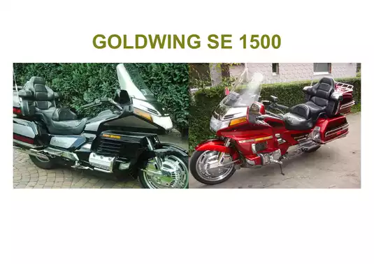 1988-2000 Honda Goldwing SE1500, GL 1500 manual