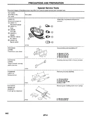 1998 Nissan Frontier D22 series Automatic Transaxle AT manual Preview image 4