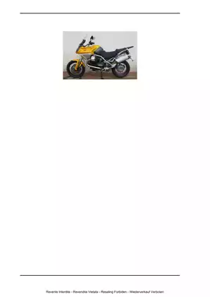 2010-2013 Moto Guzzi Stelvio 1200 4V service station manual Preview image 4