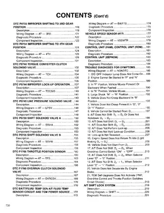 1999 Nissan Pathfinder R50 AT Automatic Transmission manual Preview image 2
