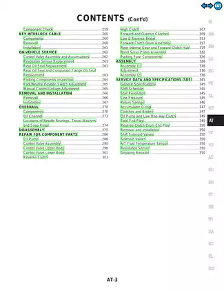 2000 Nissan Pathfinder R50 series shop manual Preview image 3