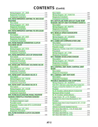 2004 Nissan Pathfinder R50 series service manual Preview image 2