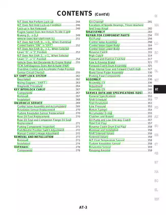 2004 Nissan Pathfinder R50 series service manual Preview image 3