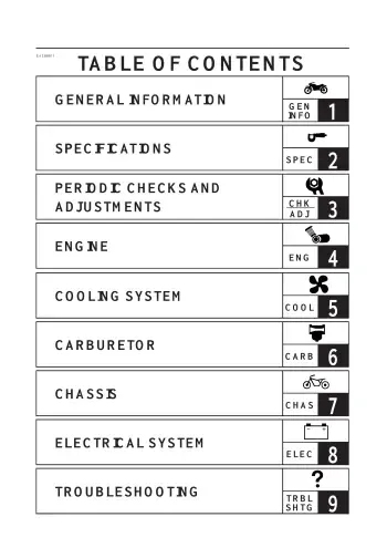 Preview: 2005–2013 Yamaha T135SE/T135S Service Manual (P/N 5YP-F8197-E0)