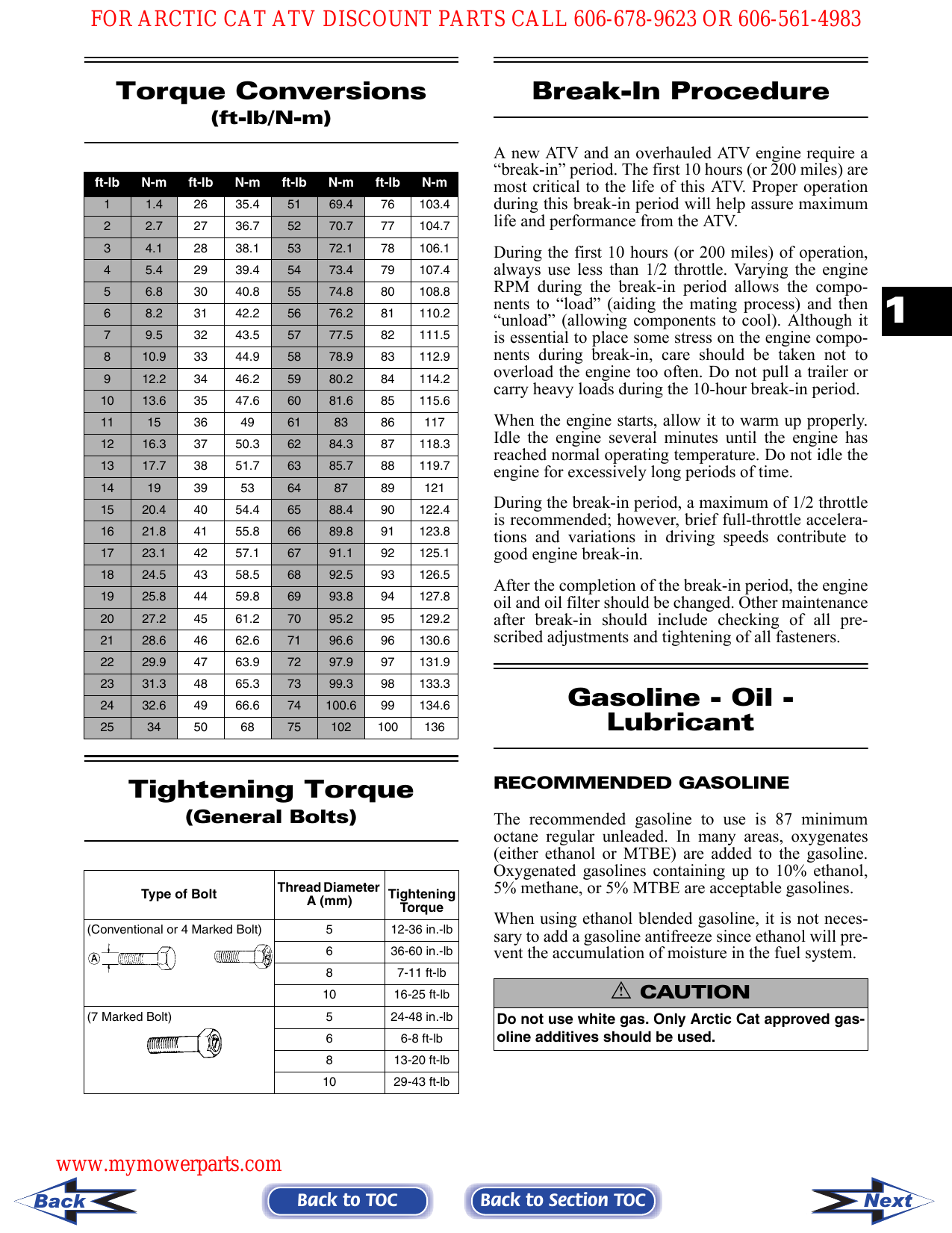 2008 Arctic Cat Thundercat 1000 H2 EFI 4x4 / ATV repair manual Preview image 5