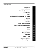 2009 Triumph Thunderbird Factory Service & Repair Manual (P/N 3850700) – preview page 3