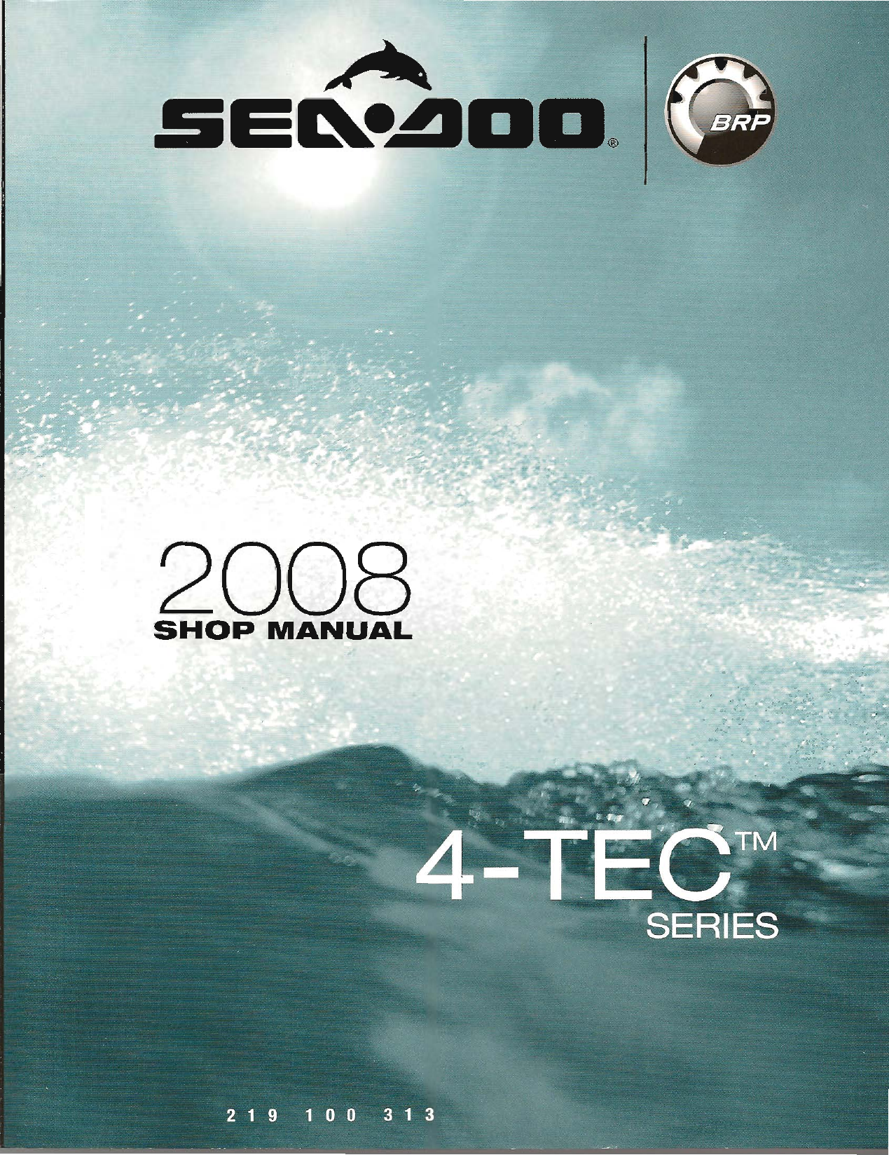 2008 BRP Rotax 1503 GTI, GTI SE, GTX, GTX Wake, GTX Supercharged, GTX LTD, RXP, RXT Sea-Doo service manual Preview image 1