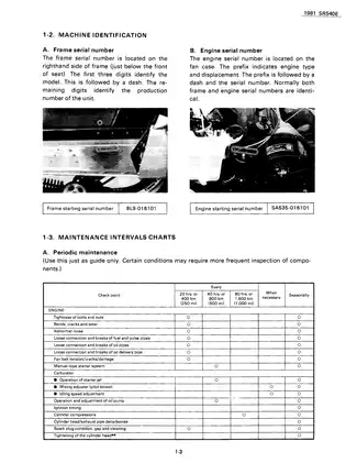 1981-1991 Yamaha SRV540 snowmobile manual Preview image 4